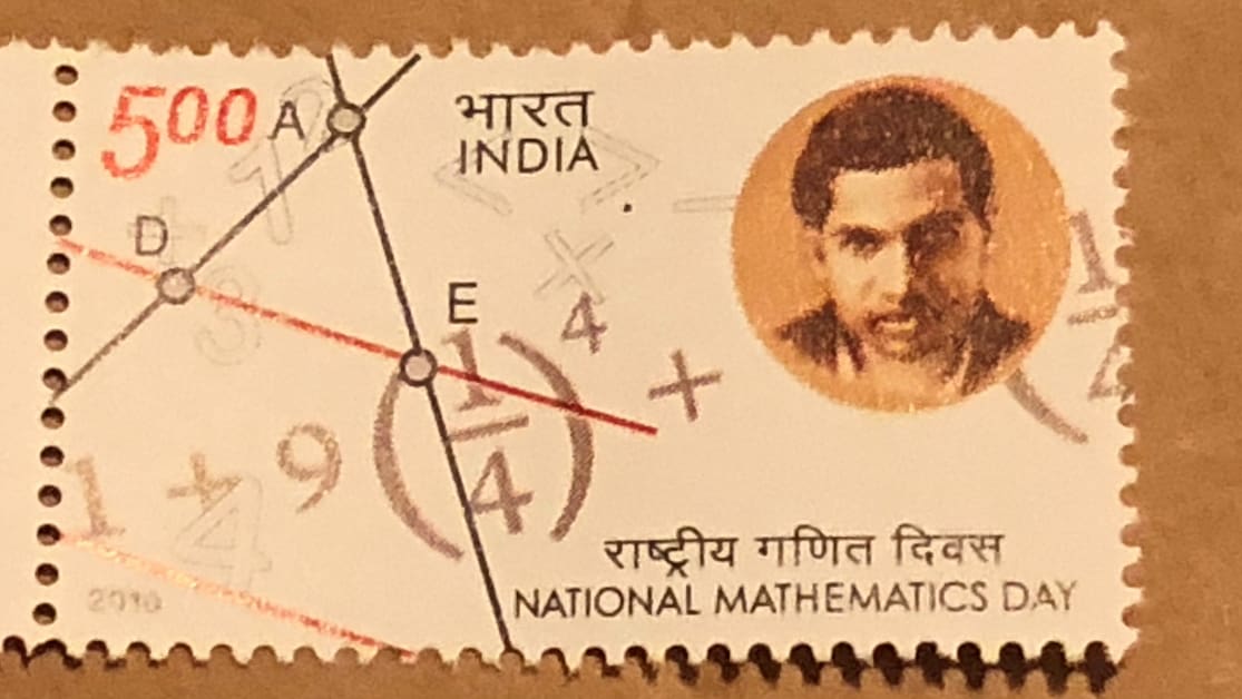 Srinivasa Ramanujan Stamp