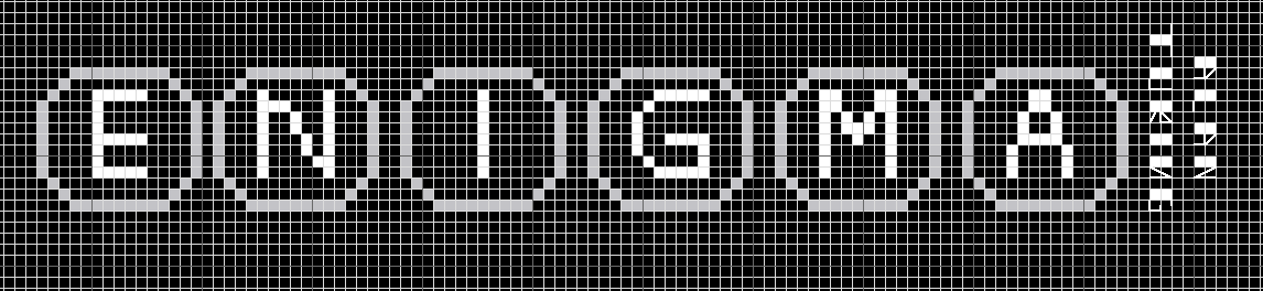 Alan Turing Mathematical Cross Stitch Enigma Pattern