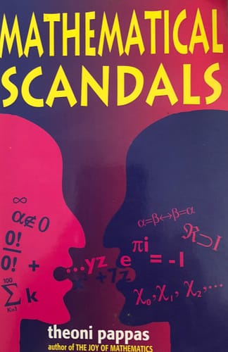 Cover for a book on mathematical scandals