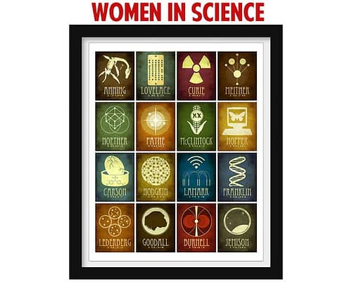 Women in Science poster by Megan Lee